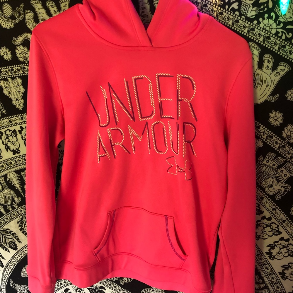 Bright Pink Under Armour Hoodie